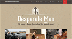 Desktop Screenshot of desperatemen.org