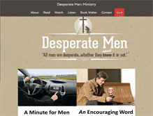 Tablet Screenshot of desperatemen.org